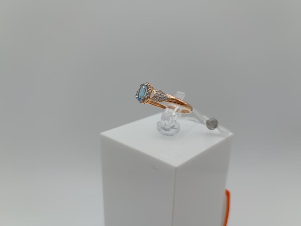 КОЛКМИ585 КОЛЬЦО С КАМНЯМИ (Au 585)