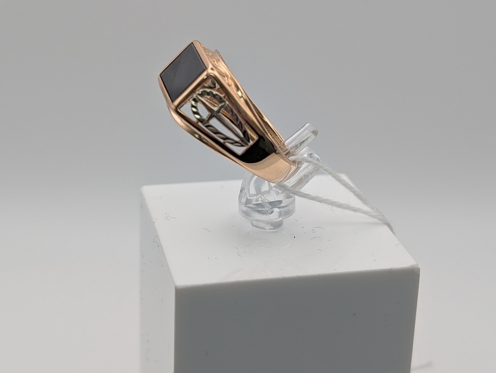 ПЕЧАТКА С КАМНЕМ (Au 585)