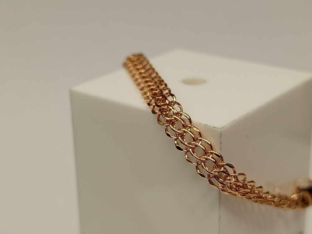 БРАСЛЕТ ПОЛНОВЕСНЫЙ Итальянка Au 585