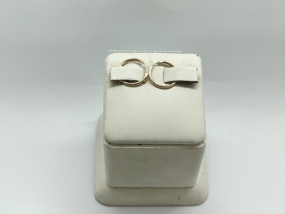 СЕРЬГИ КОНГО без камня (Au 585)