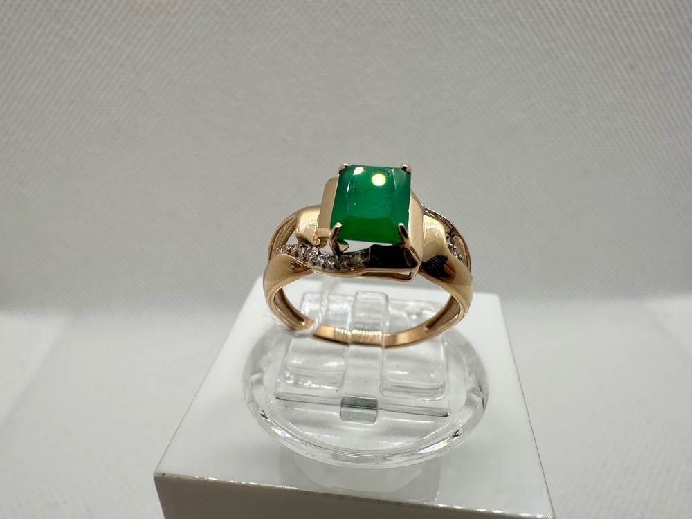 КОЛКМИ585 КОЛЬЦО С КАМНЯМИ (Au 585)