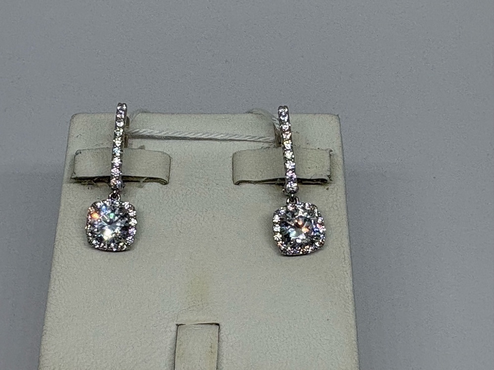 СЕРЬГИ С КАМНЯМИ (Au 585)