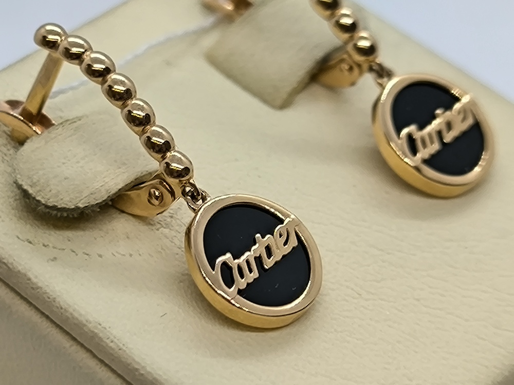 СЕРЬГИ ОНИКС (Au 585)