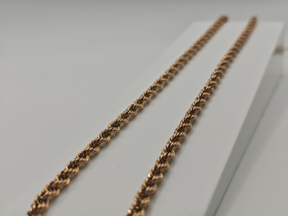 ЦЛВР585 ЦЕПЬ ПОЛНОВЕСНАЯ Веревка (Au 585)