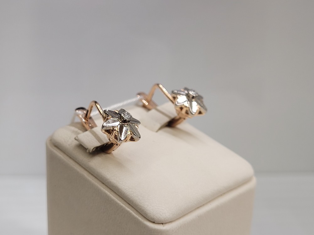 СЕРЬГИ БРИЛЛИАНТ Au 583