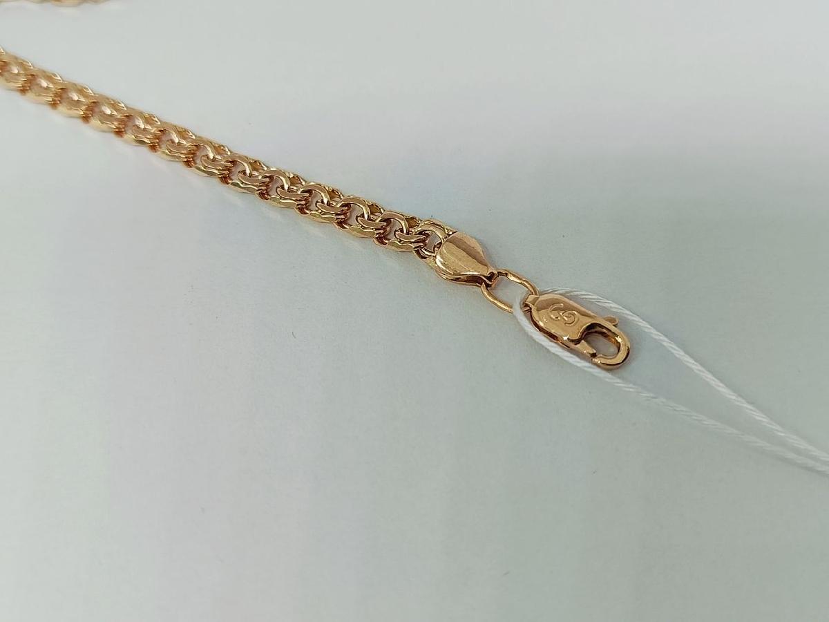 БЛБ585 БРАСЛЕТ ПОЛНОВЕСНЫЙ Бисмарк (Au 585)