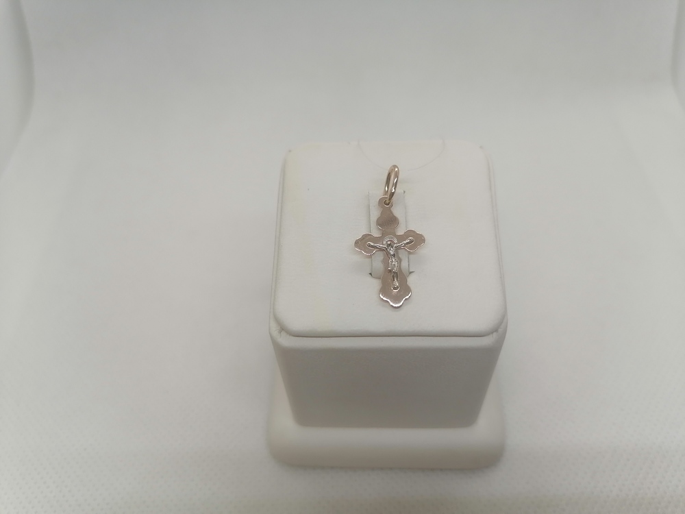 ПОДВЕСКА КРЕСТ без камня (Au 585)