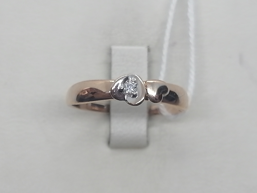 КОЛЬЦО БРИЛЛИАНТ Au 585