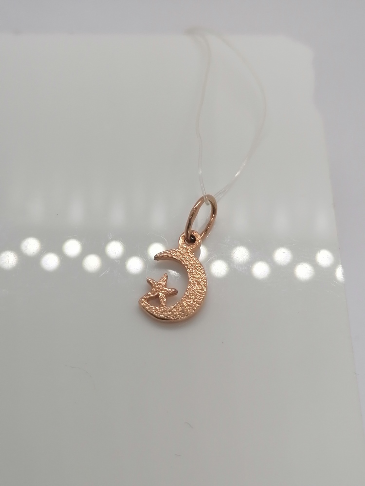 ПОДВЕСКА ПОЛУМЕСЯЦ без камня (Au 585)