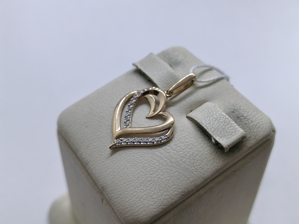 ПОДВЕСКА С КАМНЯМИ (Au 585)