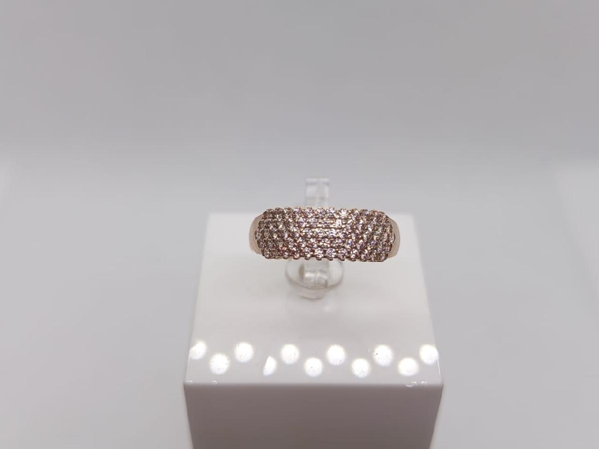 КОЛЬЦО С КАМНЯМИ (Au 585)