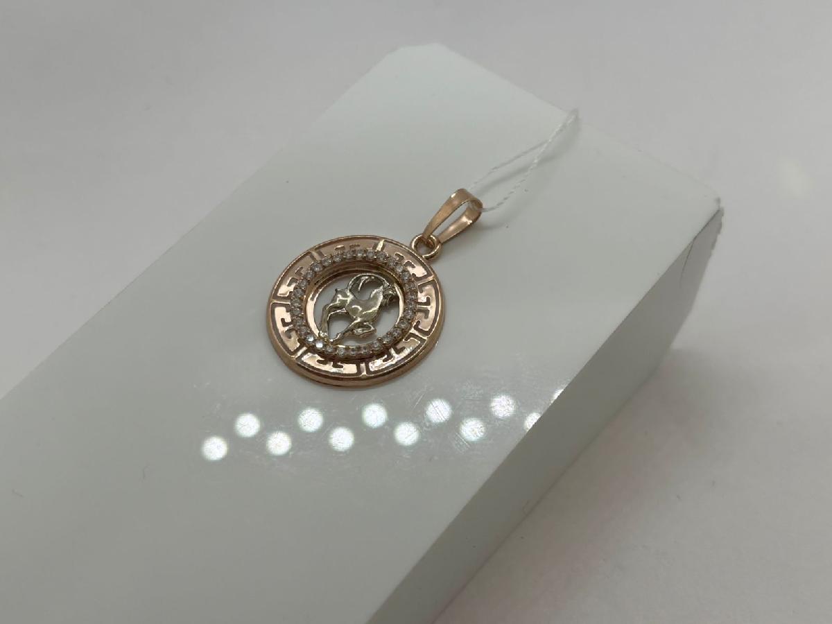 ПОДВЕСКА ЗНАК ЗОДИАКА КОЗЕРОГ (Au 585)