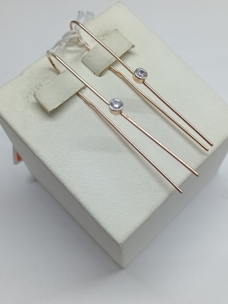 СЕРЬГИ С КАМНЯМИ (Au 585)