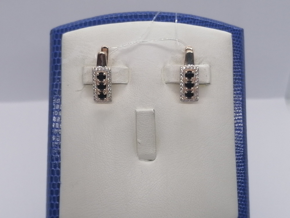 СЕРЬГИ С КАМНЯМИ (Au 585)