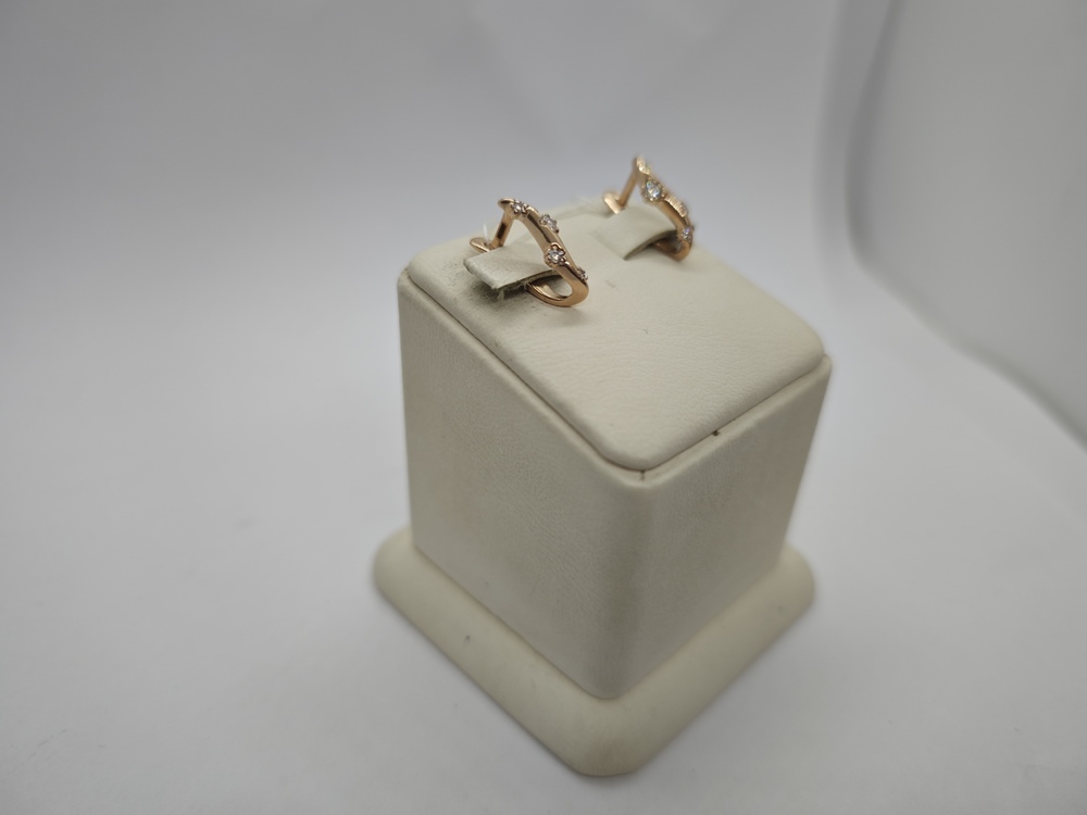 СЕРЬГИ С КАМНЯМИ (Au 585)