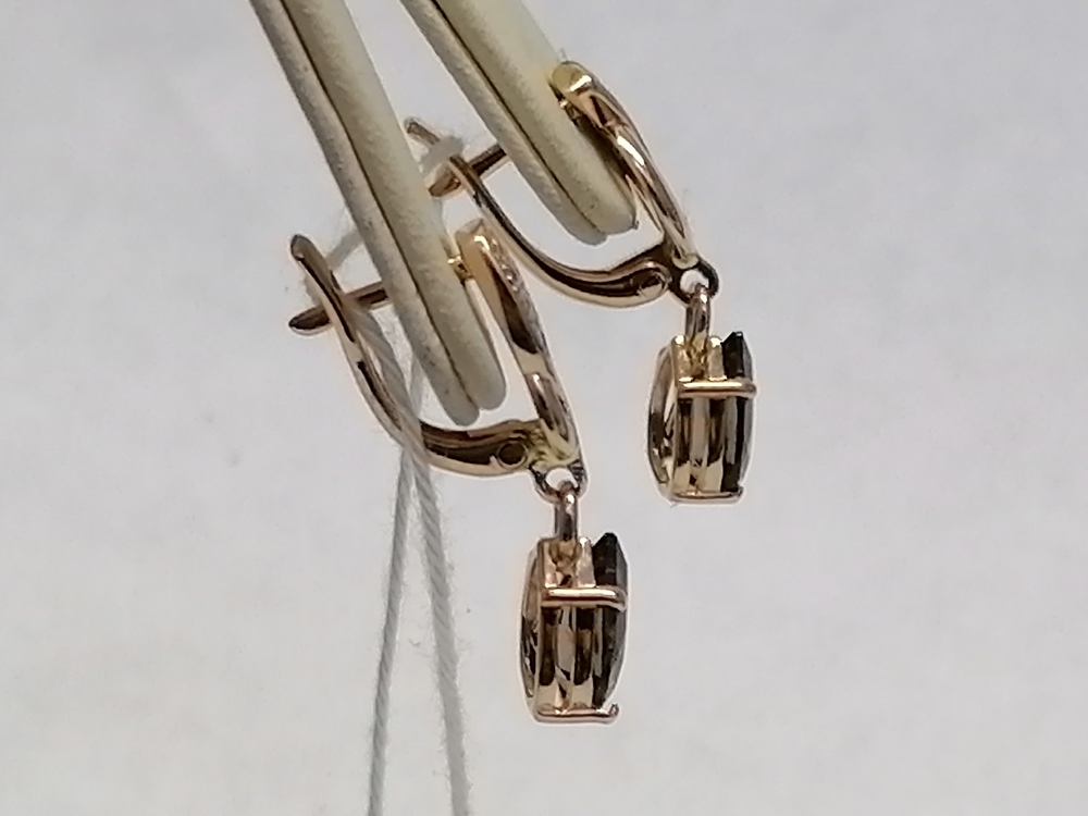 СКМИ585 СЕРЬГИ С КАМНЯМИ (Au 585)