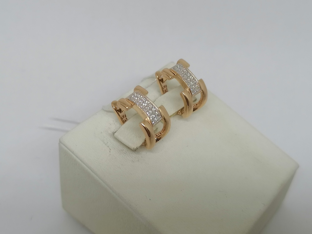 СЕРЬГИ С КАМНЯМИ (Au 585) СЕРЬГИ С КАМНЯМИ (Au 585)