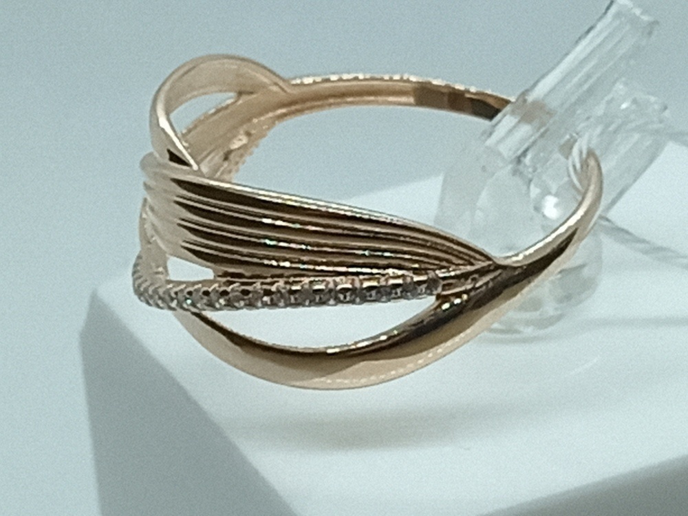 КОЛКМИ585 КОЛЬЦО С КАМНЯМИ (Au 585)