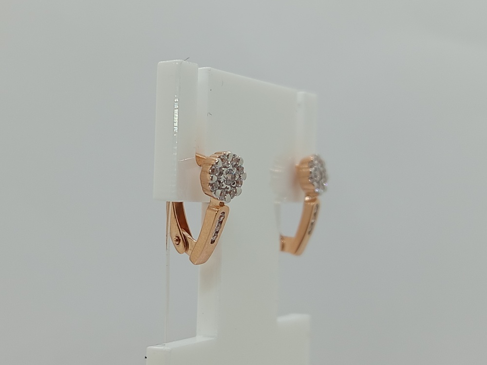 СЕРЬГИ С КАМНЯМИ (Au 585)