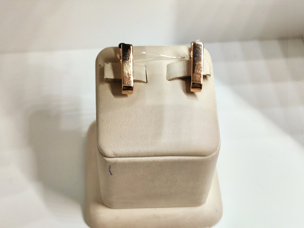 СЕРЬГИ БЕЗ КАМНЯ (Au 585)