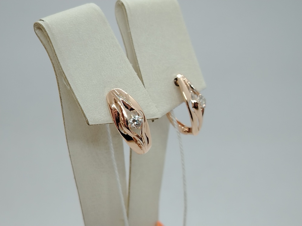 СЕРЬГИ БРИЛЛИАНТ (Au 585)