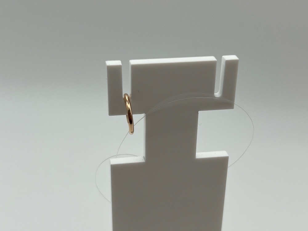 СЕРЬГИ серьга без камня (Au 585)