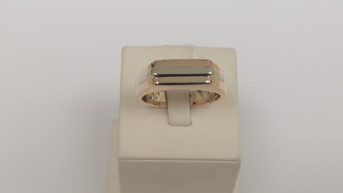 01-0041 КОЛЬЦО ПЕЧАТКА без камня (Au 585)