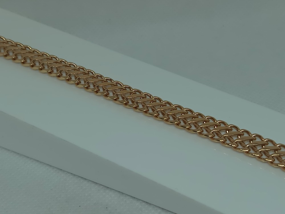 БЛ8585 БРАСЛЕТ ПОЛНОВЕСНЫЙ Восьмерка (Au 585)