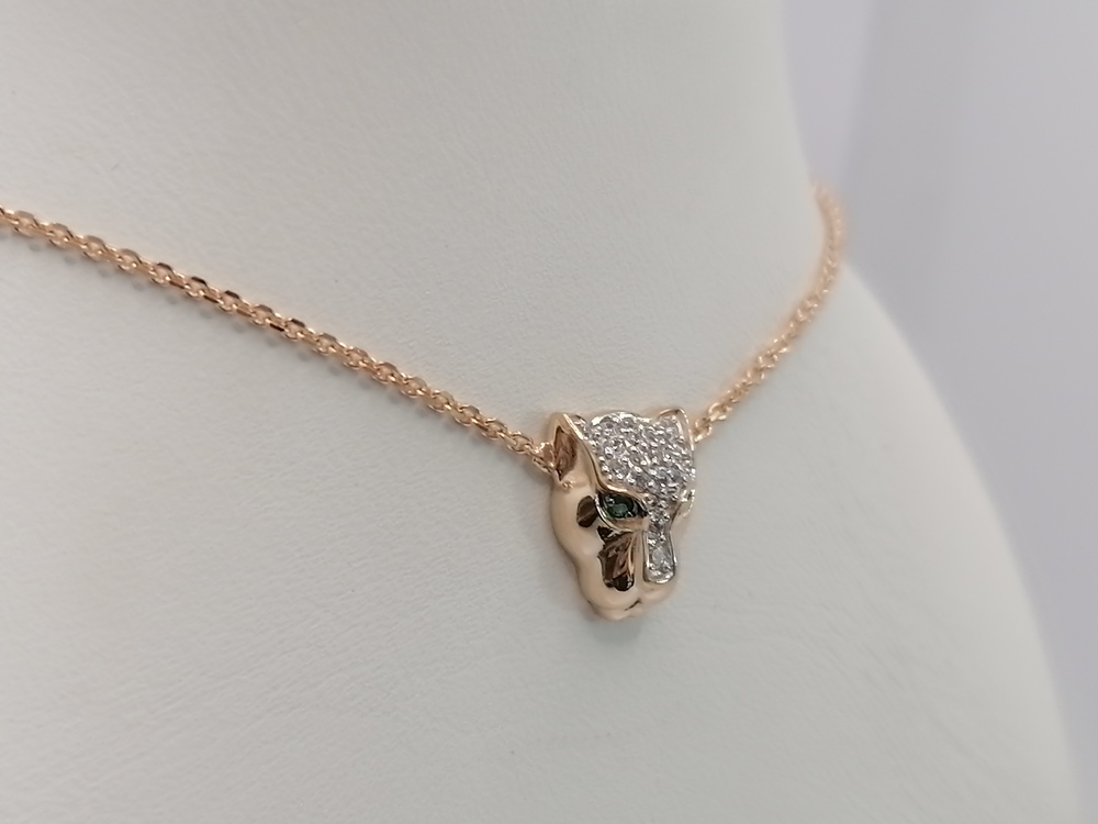 КОЛЬЕ С КАМНЯМИ (Au 585)