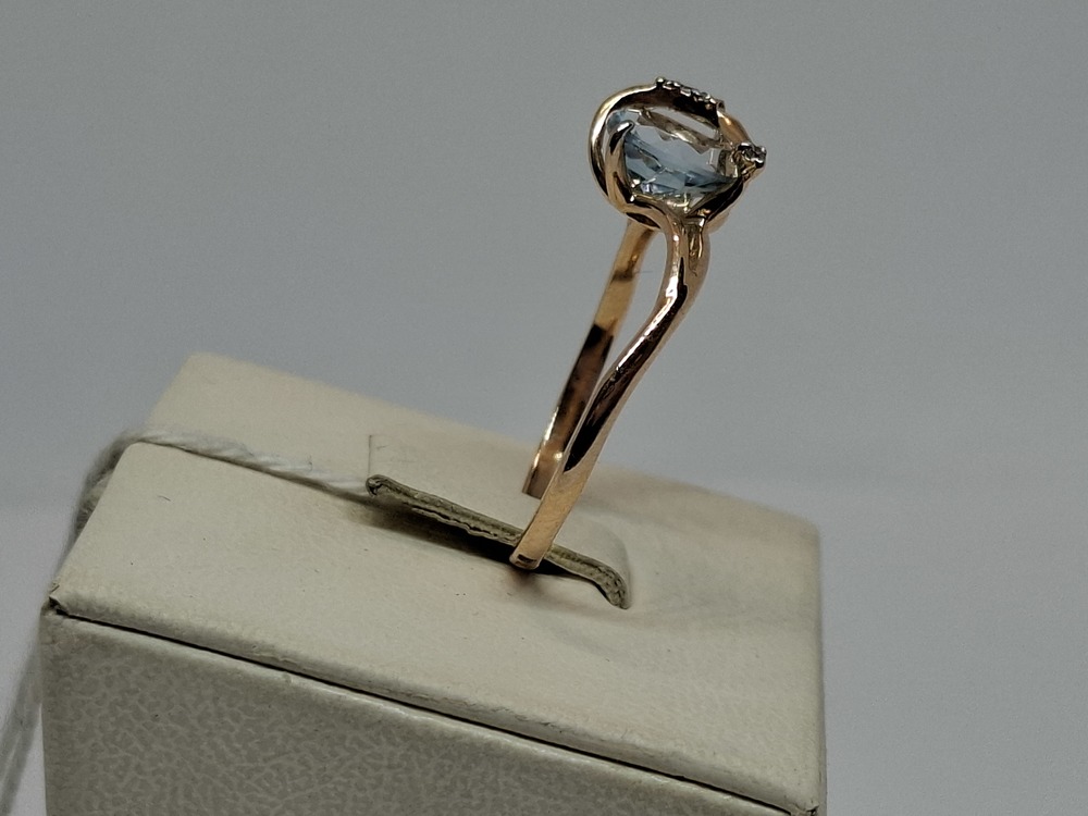 КОЛКМИ585 КОЛЬЦО С КАМНЯМИ (Au 585)