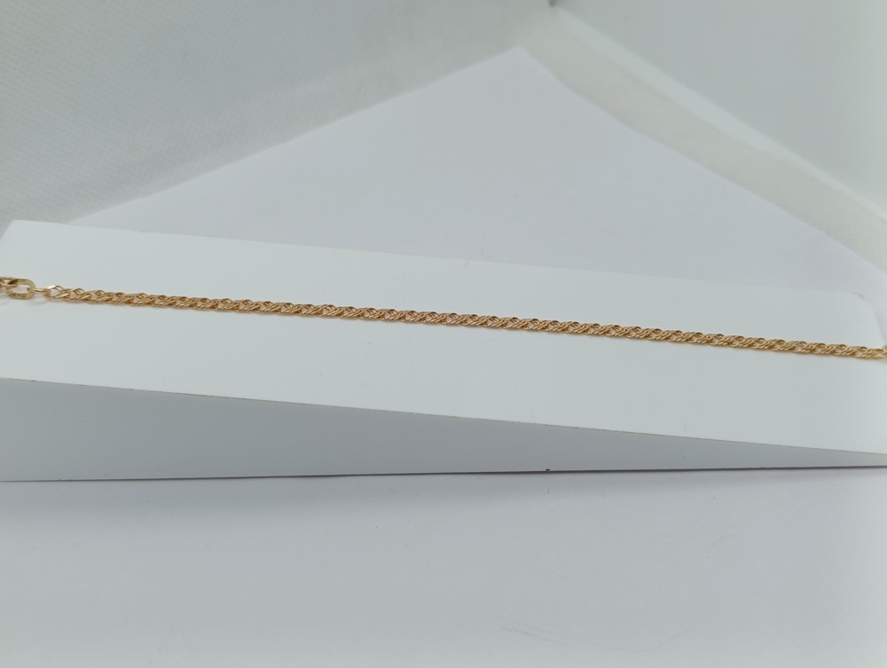 БРАСЛЕТ ПОЛНОВЕСНЫЙ Ромб тройной (Au 585)