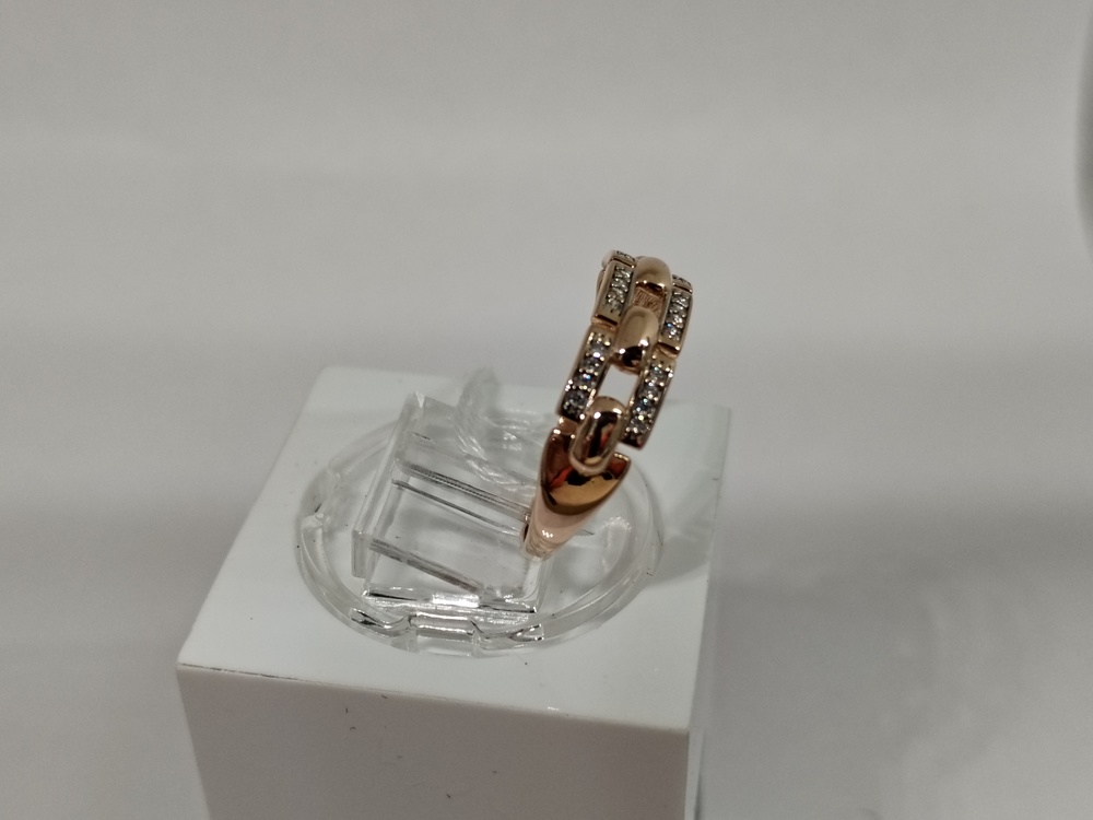 КОЛКМИ585 КОЛЬЦО С КАМНЯМИ (Au 585)