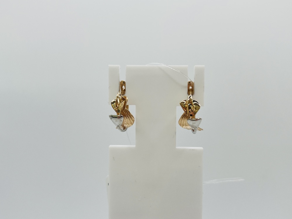 СЕРЬГИ БЕЗ КАМНЯ (Au 585)