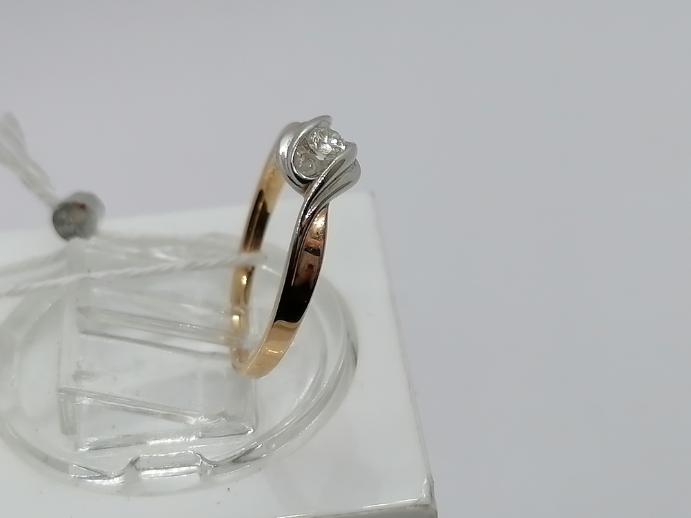 КОЛЬЦО БРИЛЛИАНТ Au 585