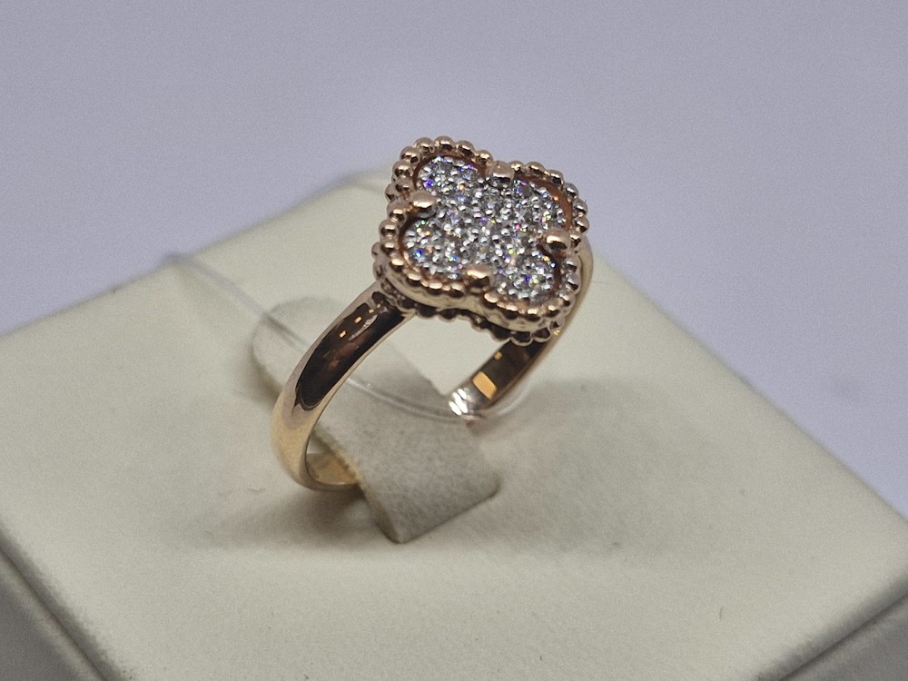 КОЛЬЦО С КАМНЯМИ (Au 585)