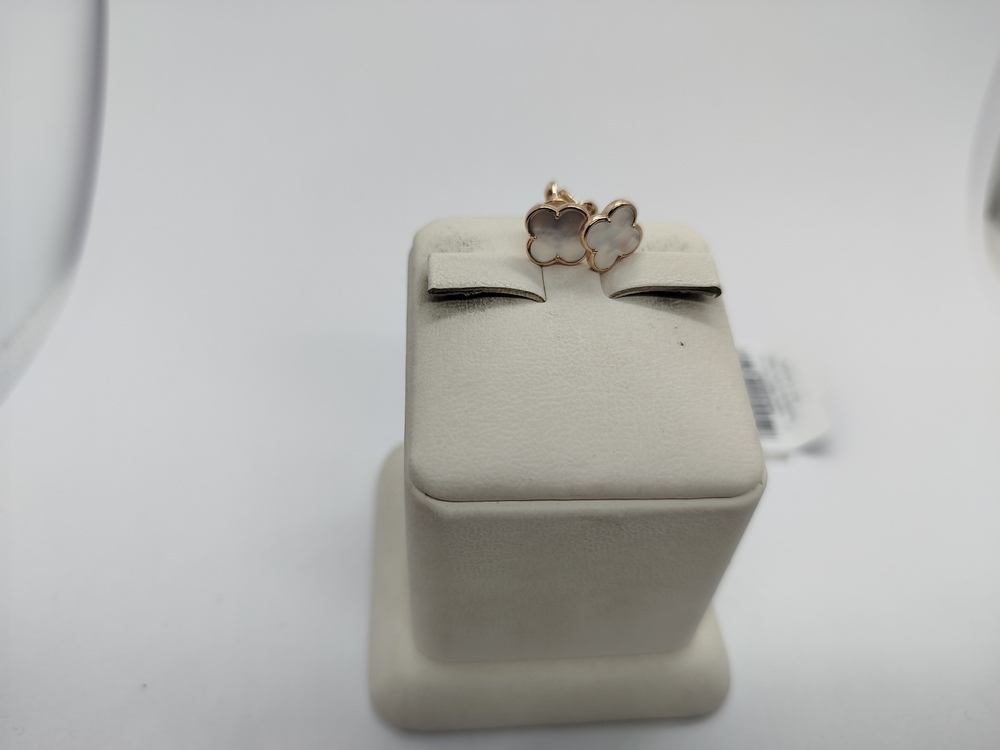 СЕРЬГИ ПУСЕТЫ с камнем (Au 585)