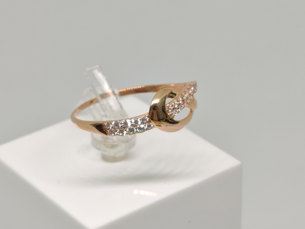 КОЛКМИ585 КОЛЬЦО С КАМНЯМИ (Au 585)