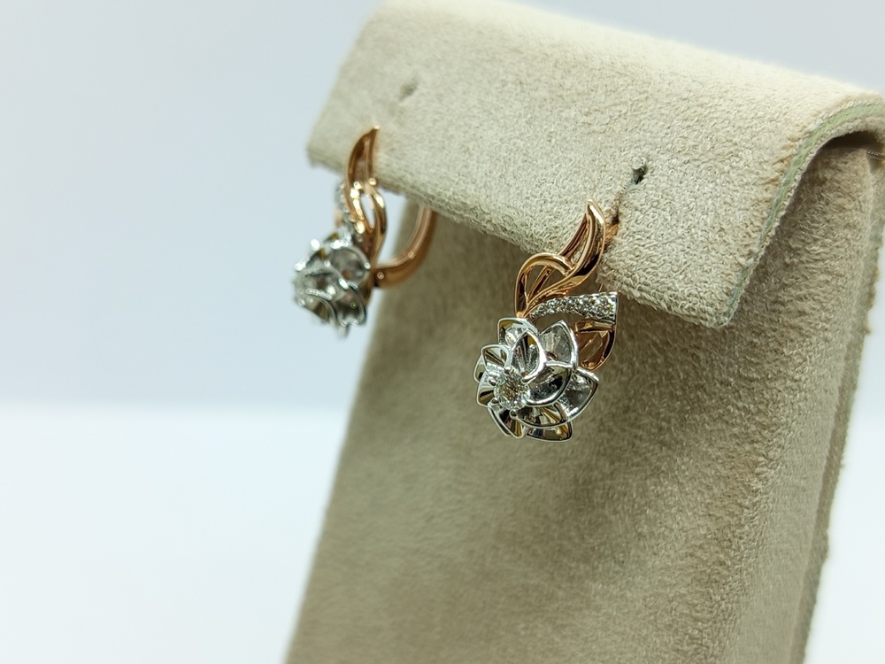 СЕРЬГИ БРИЛЛИАНТ (Au 585)