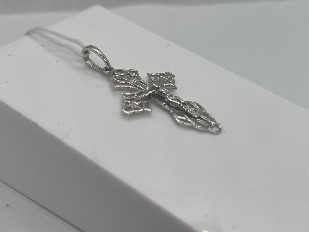 ПОДКБК585 ПОДВЕСКА КРЕСТ БЕЗ КАМНЯ (Au 585)