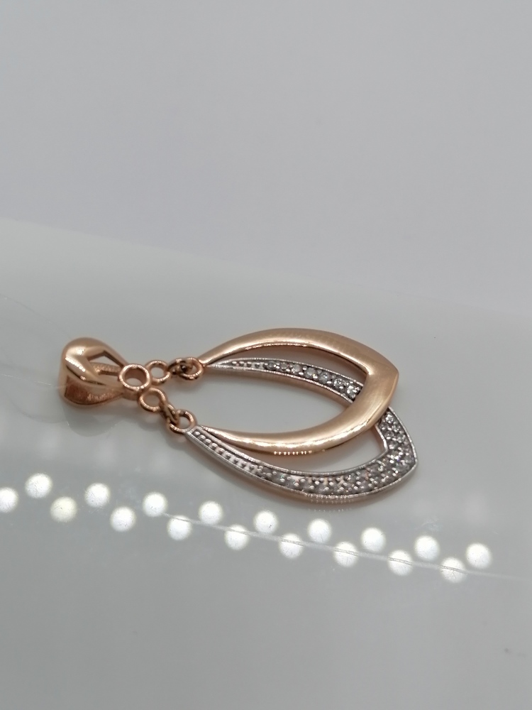 ПОДВЕСКА С КАМНЯМИ (Au 585)