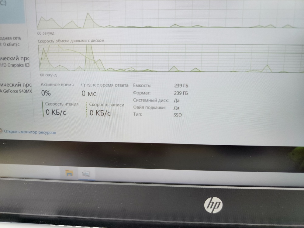 Ноутбук HP; Core i7-7500U, GeForce 940MX, 12 Гб, 240 Гб, 1 Tb