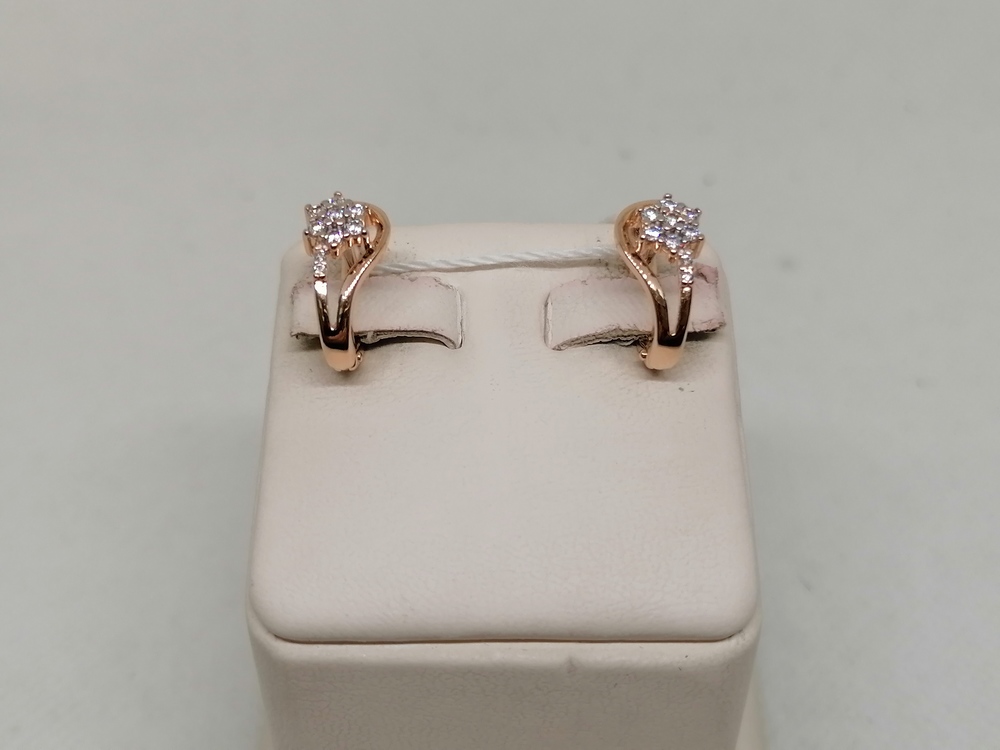 СЕРЬГИ С КАМНЯМИ (Au 585)