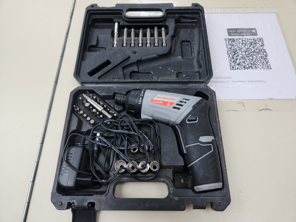 Отвертка электрическая Интерскол ОА-3.6Ф