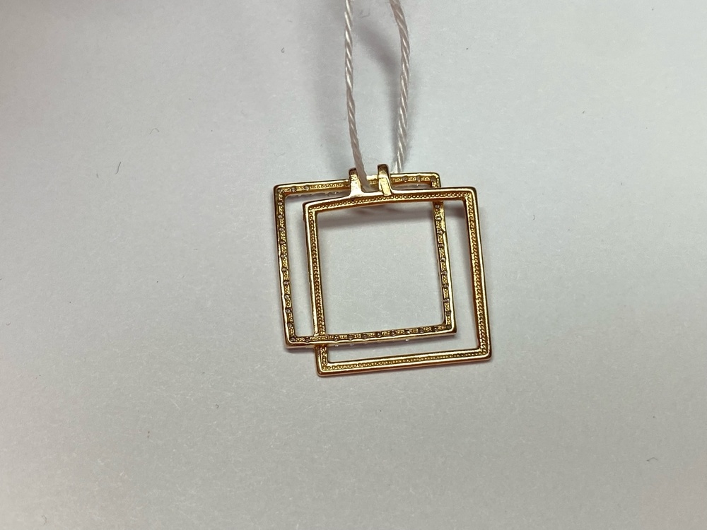 ПОДКМИ585 ПОДВЕСКА С КАМНЯМИ (Au 585)