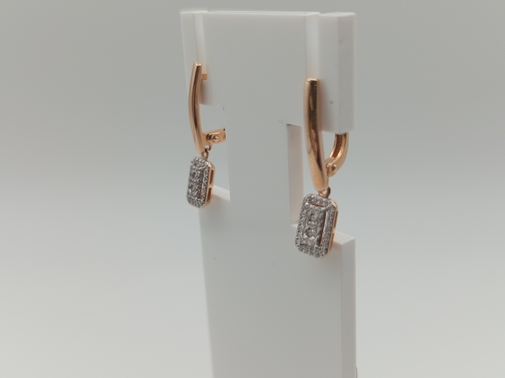 СЕРЬГИ БРИЛЛИАНТ (Au 585)