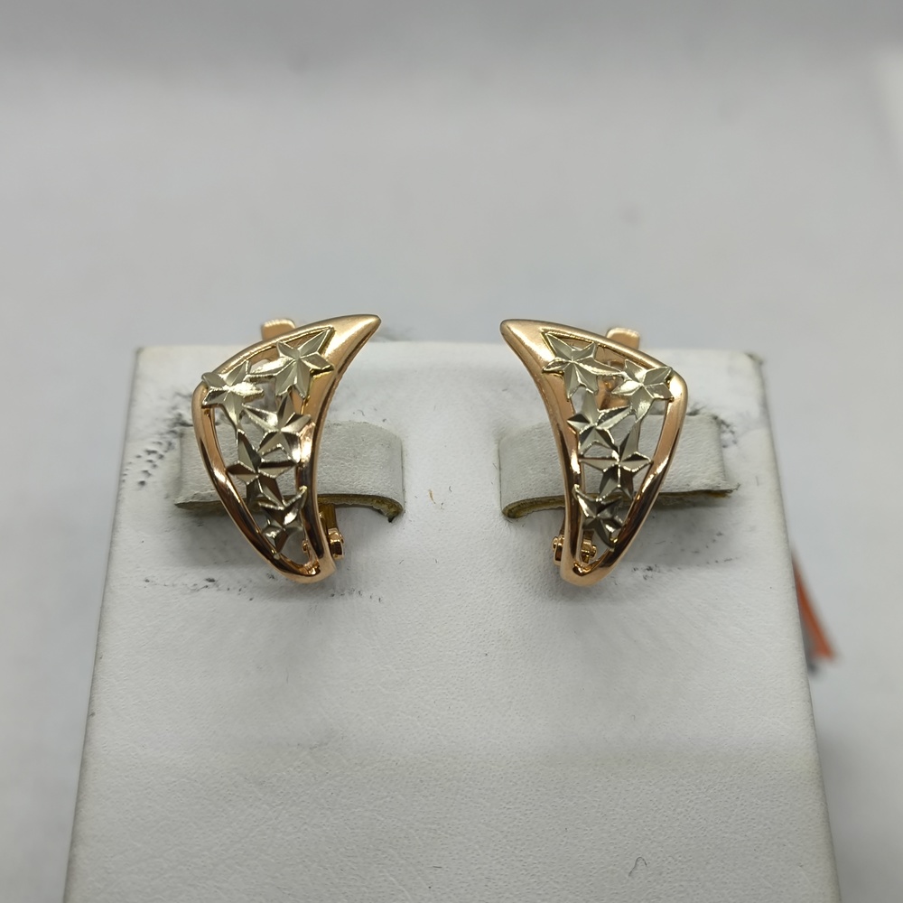 СЕРЬГИ БЕЗ КАМНЯ (Au 585)