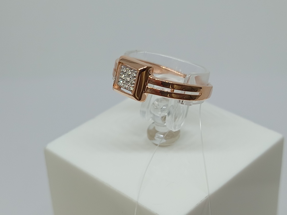 КОЛЬЦО С КАМНЯМИ (Au 585)