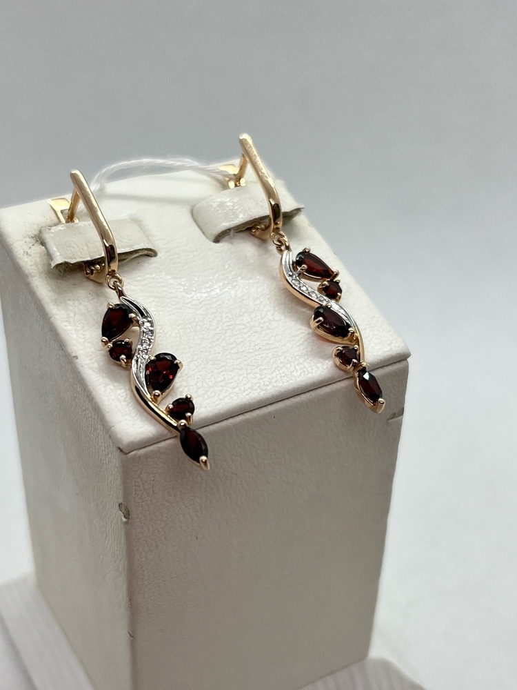 СЕРЬГИ С КАМНЯМИ (Au 585)