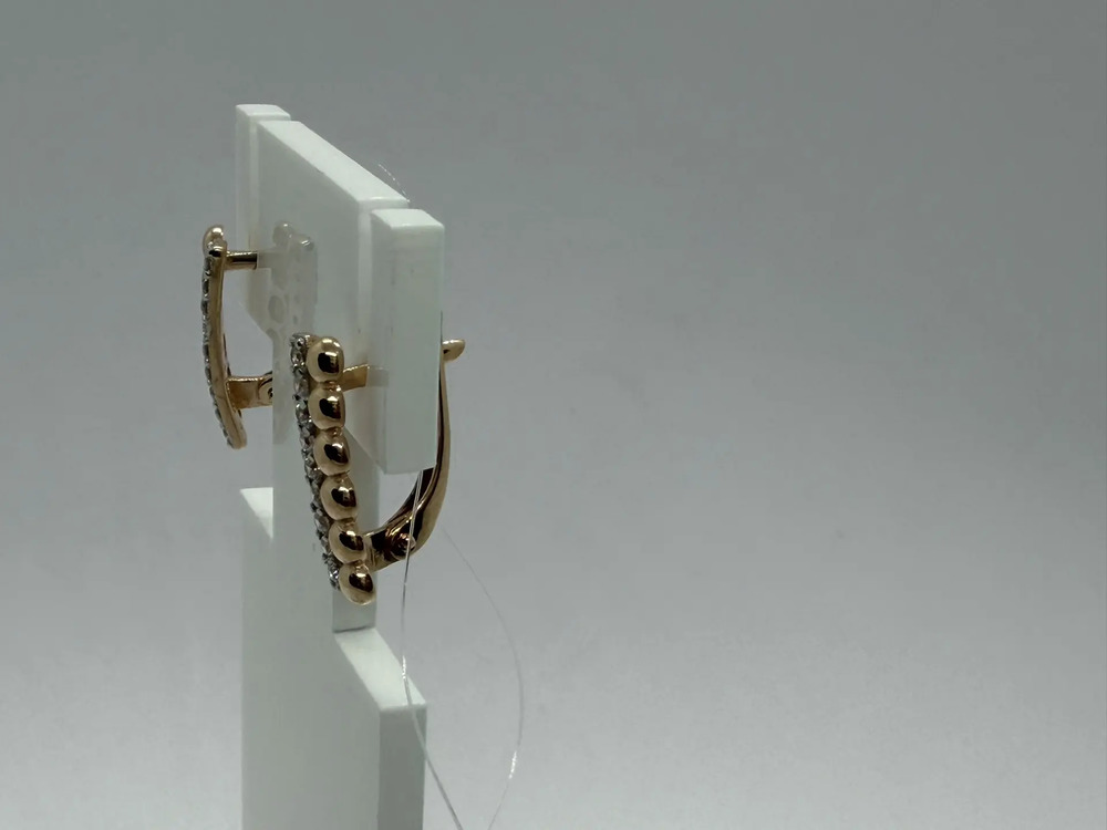 СЕРЬГИ С КАМНЯМИ (Au 585)