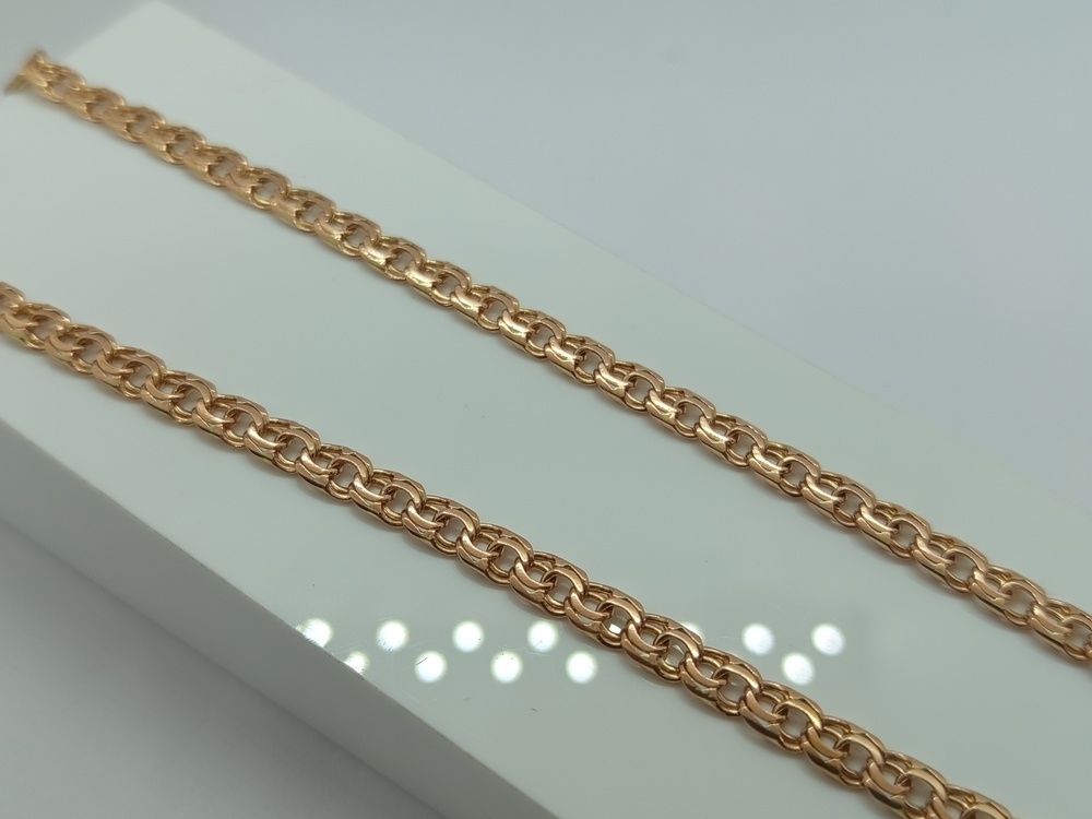 ЦЕПЬ ПОЛНОВЕСНАЯ Бисмарк (Au 585)